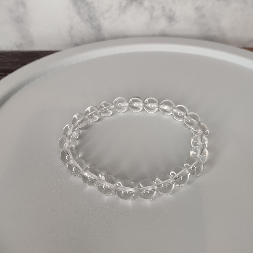 Clear quartz braclet